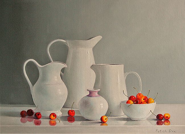 Cherries Still Life by Peter Dee